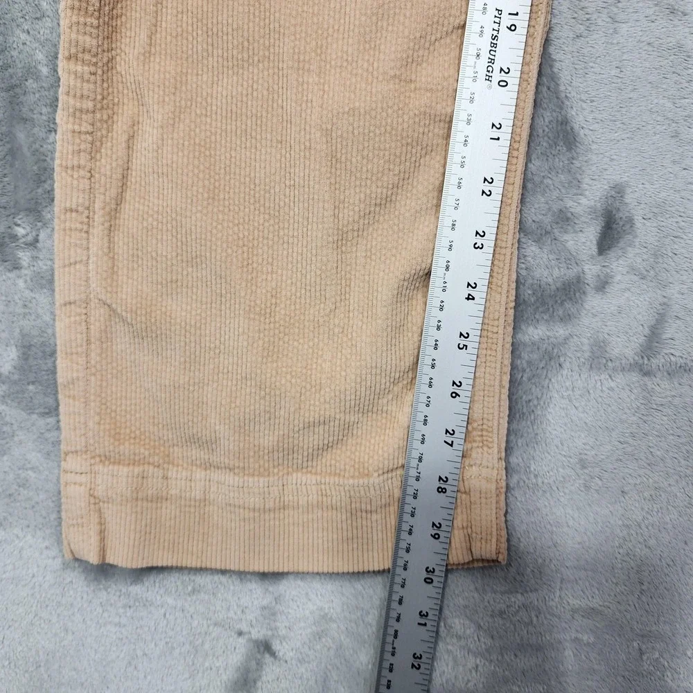 American Eagle Pants Womens 000 Beige Super High Rise Wide Leg‎ Baggy Corduroy